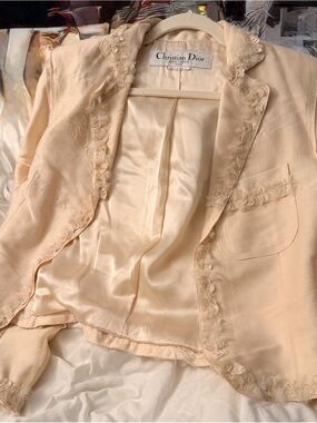 Vintage Dior silk blazer